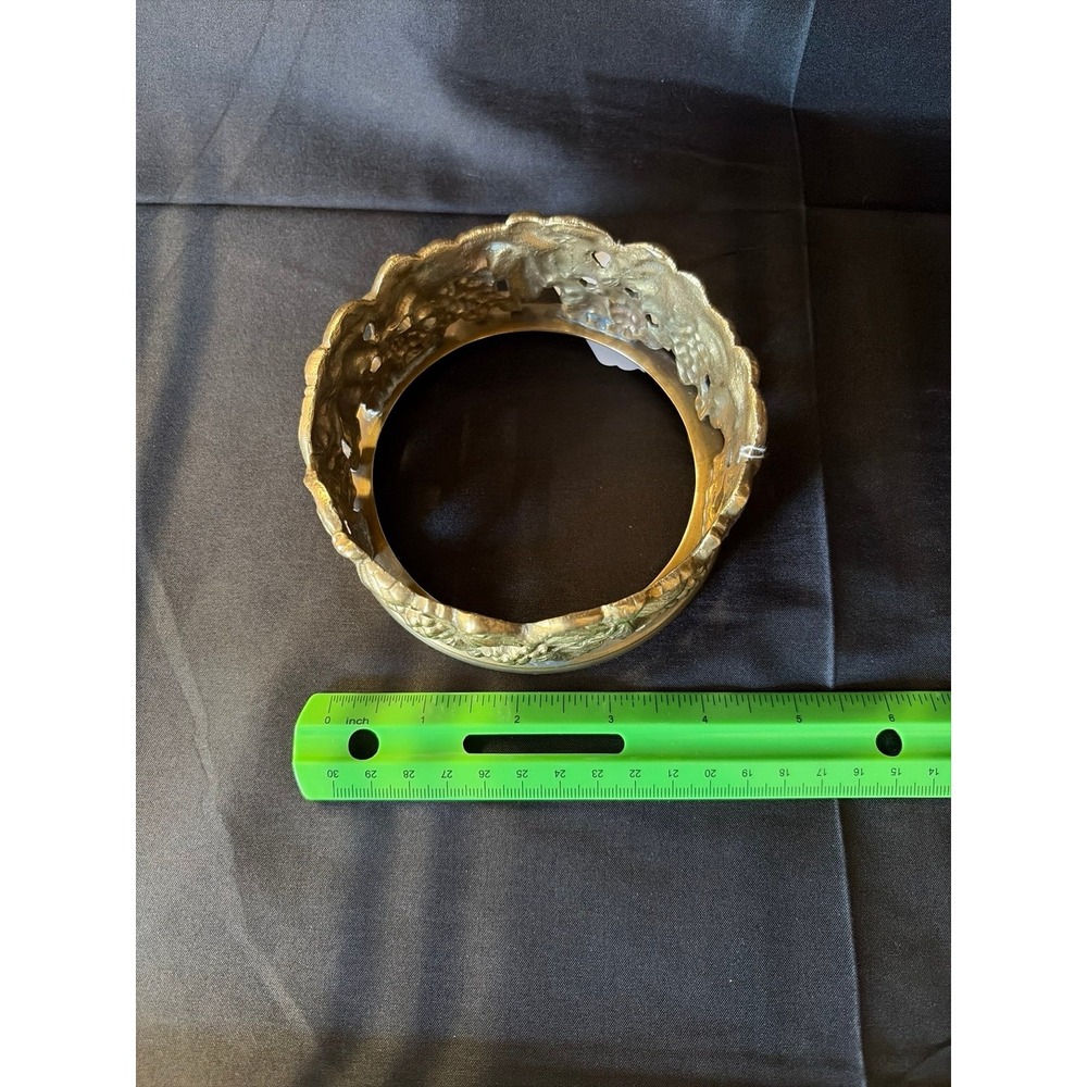 Brass bottle coster - Picture 3 of 4